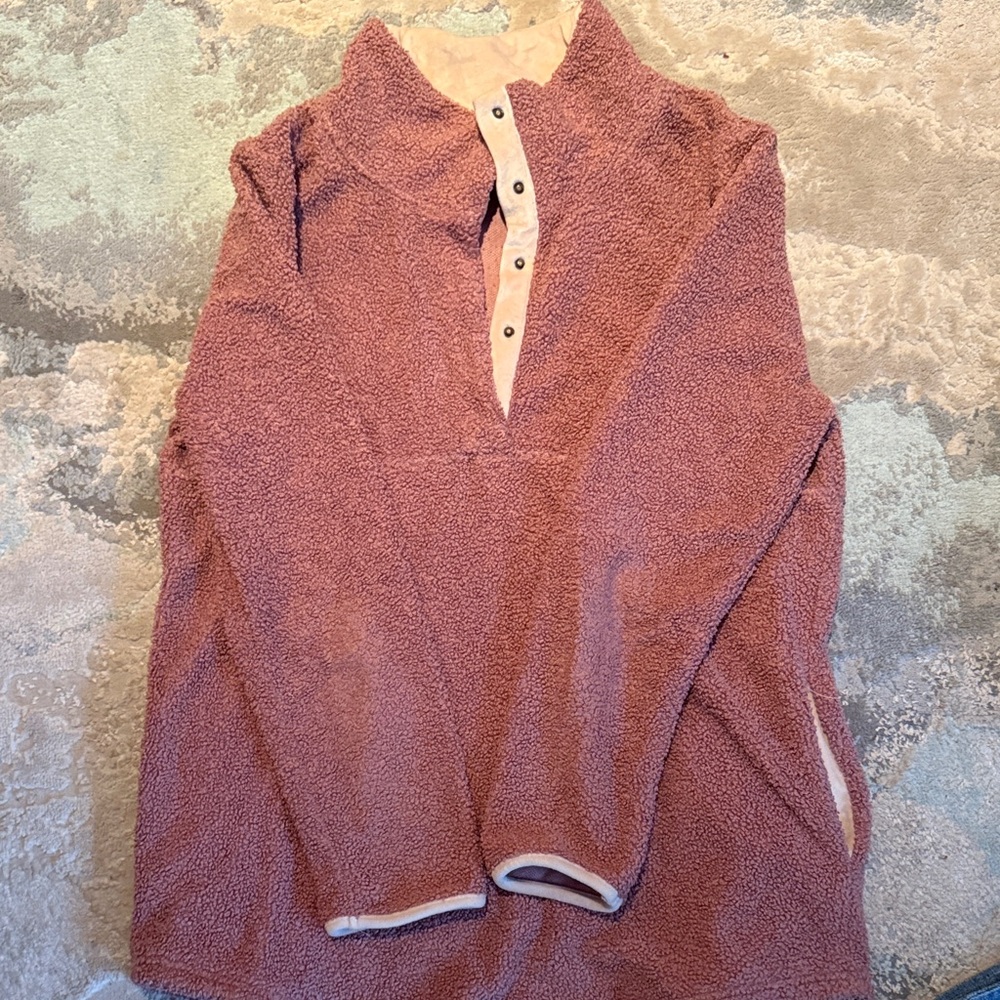 Woman’s Cozy Pullover Sweater - Pink